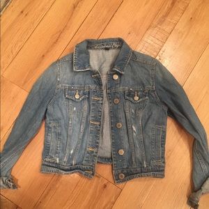 American eagle outfitters blue jean jacket